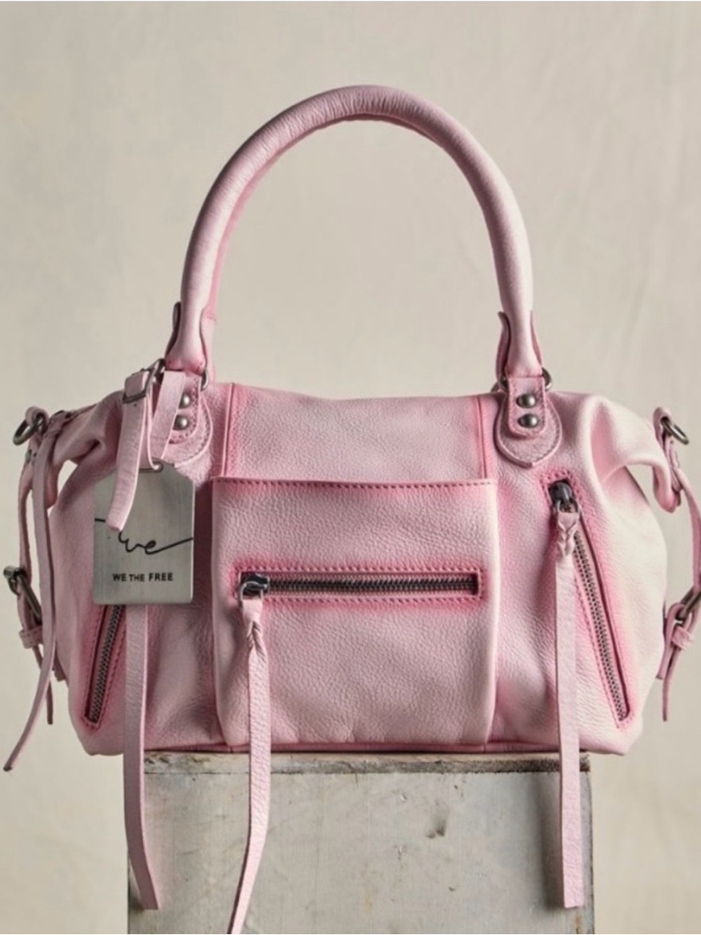 We The Free Baby Emerson Tote Bag in peony pink - Picture 7 of 9